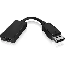 Icy Box IB-AC508a DisplayPort zu HDMI Adapter Schwarz