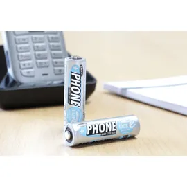 Ansmann NiMH-Akku Mignon 1300mAh DECT 2er Blister