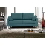 Bali Schlafsofa BALI "FLEXA, Sitzen / Relaxen / Schlafen", blau (türkis), B:166cm H:90cm T:95cm, Sofas, Schlafsofa, – Schlafsofa „Made in Germany“