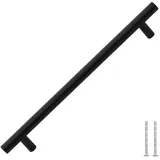 vidaXL Möbelgriffe 5 Stk. Schwarz 192 mm Edelstahl