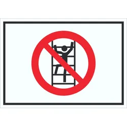 Schild Klettern verboten Symbol A3 (297x420mm)