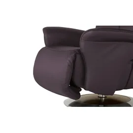 HIMOLLA Sessel 7418 Leder 81 x 111 x 95 cm lila elektrisch