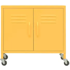 vidaXL Senfgelb Aktenschrank 60 x 35 x 49 cm