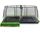 EXIT TOYS Dynamic ebenerdiges Trampolin 305 x 519 cm inkl. Sicherheitsnetz schwarz