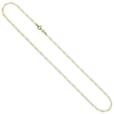JOBO Goldkette Figarokette 2,3 mm, 8 Karat 333 Gold massiv 45 cm gelb|goldfarben
