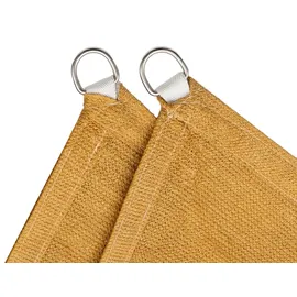 Relaxdays Sonnensegel, HDPE Beige