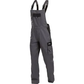 DASSY Zweifarbige Arbeitslatzhose zementgrau/schwarz Gr. 44