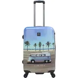 Volkswagen Bedruckter Hartschalenkoffer | Trolley } Reisekoffer - 66 cm - M - Ro