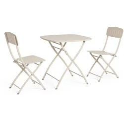Garten-Set Yvonne aus Metall, Champagner