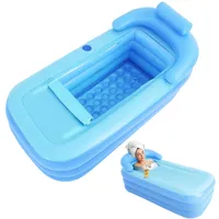egbnsy Aufblasbare Badewanne 160 x 84 x 64 cm