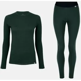 Danish Endurance Damen, Merino Thermounterwäsche Set, - 1-Pack - Cremeweiß - S