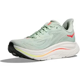 HOKA Clifton 10 Damen Sea Glass/Neon Flame 42 2/3