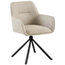 CLP Esszimmerstuhl Tipton Polyester taupe
