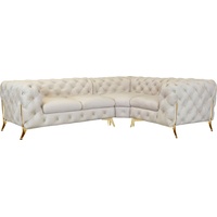 Leonique Chesterfield-Sofa »Amaury«, beige