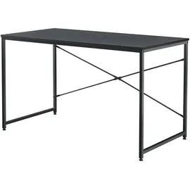 [en.casa] Schreibtisch Røros 120x60x72cm Schwarz