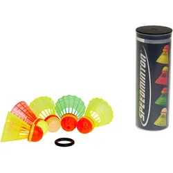 Speedminton Speeder Tube 5er Mix gelb No Size