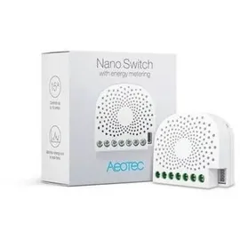 Aeotec Nano Switch mit Energiemessfunktion, Weiß