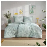 Estella Bettwäsche Phoenix 155 x 220 cm Jersey Grün Mint
