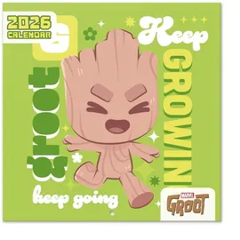 Grupo Erik I Am Groot Wandkalender 2026 30x60 cm