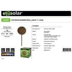 LED Solar Gartenlicht LED inklusive AA NiMH Akku