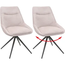MCW Esszimmerstuhl M65 2er-Set Creme-Beige