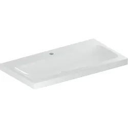 Wandwaschtisch „iCon Light“, rechteckig, Hahnlochposition mittig, mittig 90 × 48 cm