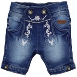 BONDI Jeansbermuda ́Gipfelkraxler ́, Blue Denim 86 Tracht Baby Jungs Artikel-Nr.91728 - 86