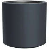 Prosperplast Blumentopf mit Einsatz Heos Anthrazit Kunststoff, 47 cm