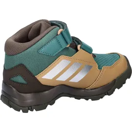 adidas Unisex Kinder Terrex Skychaser Mid Gore-Tex Hiking Kids Shoes, Preloved Teal/Matte Silver/Cardboard, 31 EU