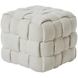 Jahnke Hocker WEB ART S gepolstert 50 x 43 x 50 cm Creme