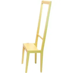 Alfred Stuhl und Garderobe gelb