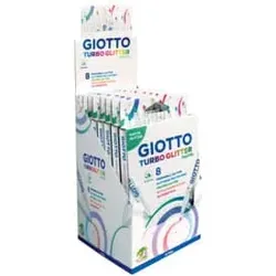 GIOTTO Faserschreiber Giotto Turbo Glitter LYRA F426300 8er-ET Pastell