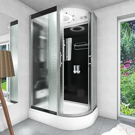 AcquaVapore Duschkabine Komplettdusche Fertigdusche Dusche D60-73M0R-EC 80x120 cm