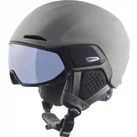 Alpina Sports Skihelm Alpina Alto Q-Lite Visier Skihelm Snowboardhelm moon grey matt A9236 51 - 55 cm