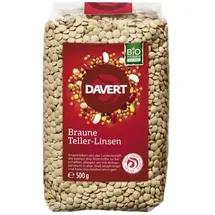 midsona Davert Braune Teller-Linsen bio