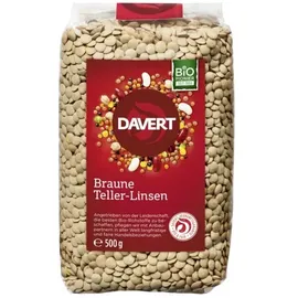 midsona Davert Braune Teller-Linsen bio