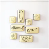 Dekomagnet Nelson Line PICMMS1 Picasso Mini-Magnet-Set, Acryl