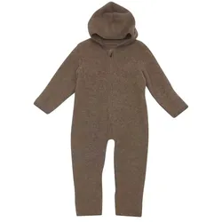 Merino Wollfleece Baby Overall  Wollwalk , braun