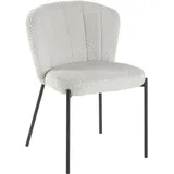 Livetastic Stuhl, Beige, Holz, Metall, Textil, Pappel, Sperrholz, Rundrohr, 55x79x59 cm, Bsci, Esszimmer, Stühle, Esszimmerstühle, Vierfußstühle