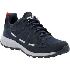 Jack Wolfskin Woodland 2 Texapore Low Herren dark blue/red 40,5