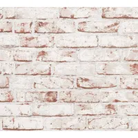 A.S. Création Vliestapete urbaner Backstein-Optik 10 m x 0,32 m 907813