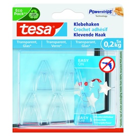 Tesa Klebehaken Small Transparent Inhalt: 5St.