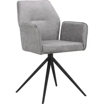 PLACES OF STYLE »Ozias« () Sitz und Rücken gepolstert, Gestell aus Metall schwarz, Sitzhöhe 50 cm, 2er Set,