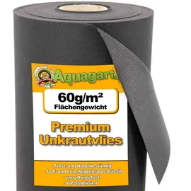 Aquagart Gartenvlies Unkrautvlies 24m2 60g 1,6m breit