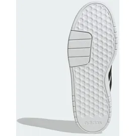 adidas COURTWAVE SCHUH - Cloud White / Core Black / Silver Metallic - 39 1/3