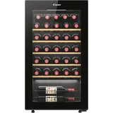 Candy CWC034 Weinkühlschrank für 34 Flaschen, Schwarz, Energieklasse G