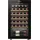 Candy CWC034 Weinkühlschrank für 34 Flaschen, Schwarz, Energieklasse G