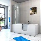 AcquaVapore Seniorendusche und Wanne mit Whirlpool S12D-TH-AIR-R-EC Dusche 85x17