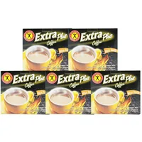 5x170g Instant Extra Plus Coffee Mix Powder mit Ginseng Extrakt Coffee Plus