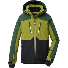 KILLTEC KSW 190 BYS SKI JCKT Skijacke Schwarz/Khaki/Dunkel Waldgrün 128